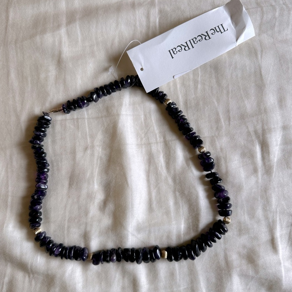 Amethyst necklace